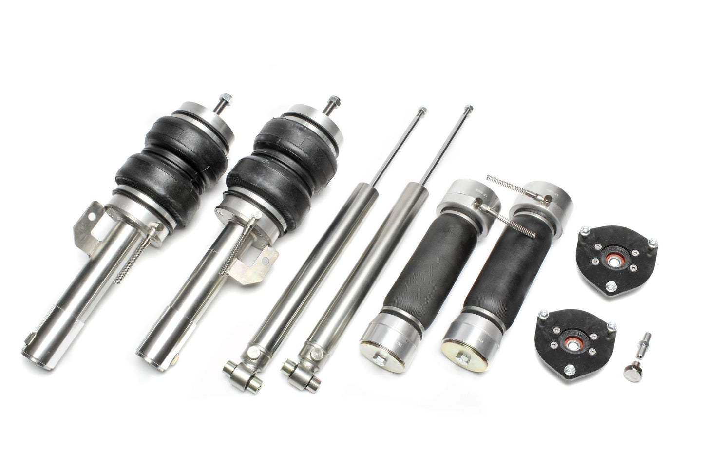 TA Technix /Viair härteverstellbares Luftfahrwerk passend für Audi A3 (8V), TT (8K-8S)/ Seat Leon (5F)/ Skoda Octavia (5E)...