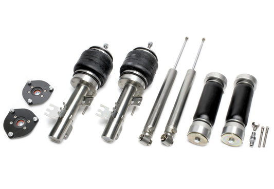 TA Technix /Viair härteverstellbares Luftfahrwerk passend für Audi A2 (8Z)/ Seat Ibiza III (6L)/ Skoda Fabia I-II (6Y/5J) ...