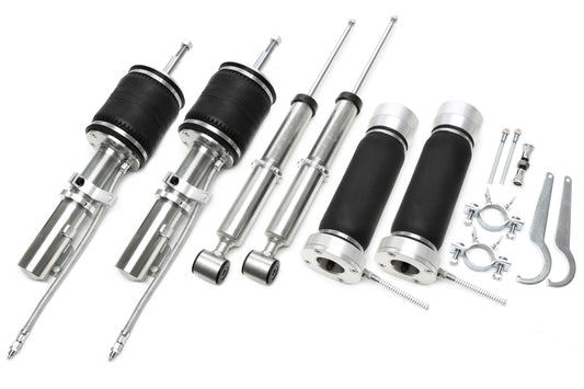 TA Technix Luftdämpfersatz mit Verstellsystem passend für Audi A1 (8X)/ Seat Ibiza IV+V (6L/6J)/ Skoda Fabia (5J)/ VW Polo...