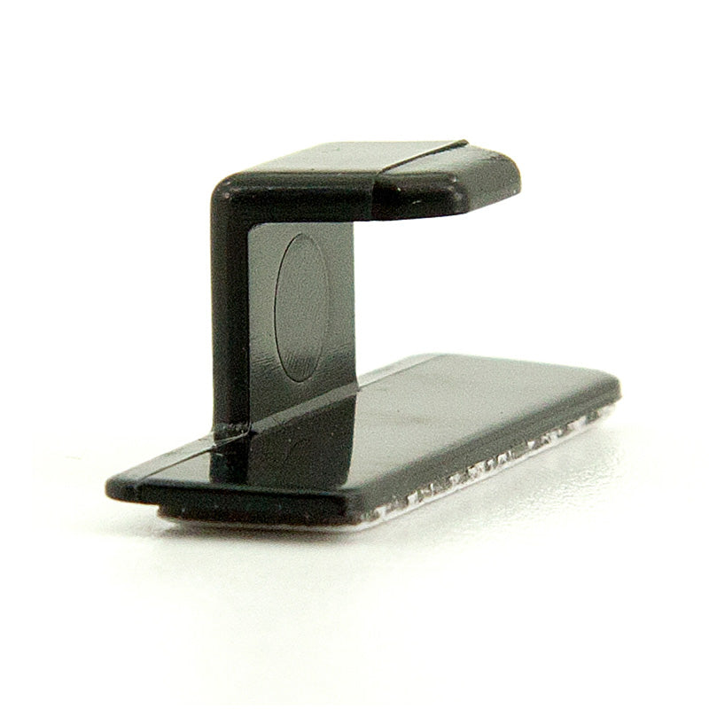 Ersatz-Clip P02 - Kunststoff selbstklebend Hakenmodell