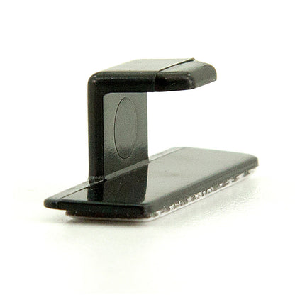 Ersatz-Clip P02 - Kunststoff selbstklebend Hakenmodell