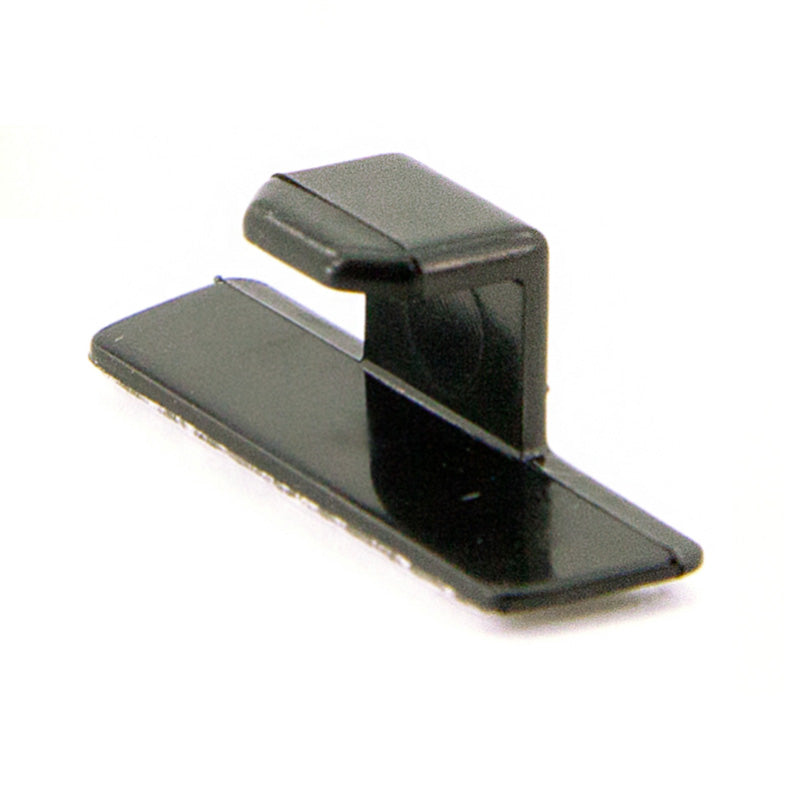 Ersatz-Clip P02 - Kunststoff selbstklebend Hakenmodell