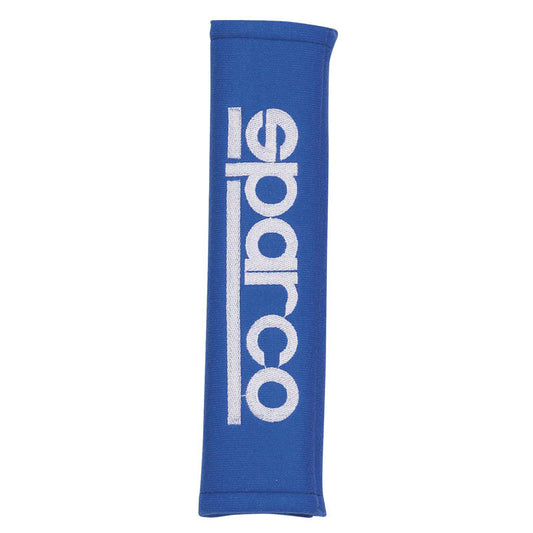 Sparco Satz Gurtpolster - Gesticktes Logo - Blau