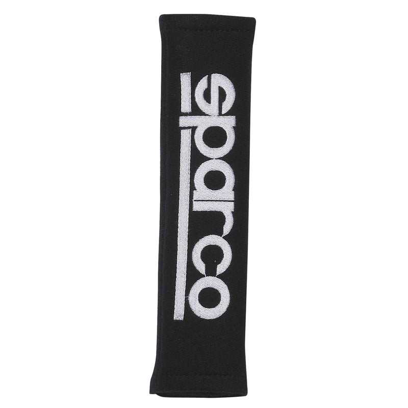 Sparco Satz Gurtpolster - Gesticktes Logo - Schwarz