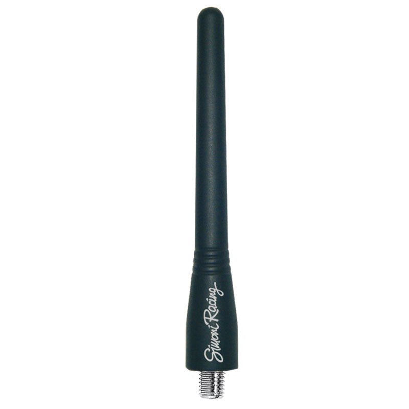 Simoni Racing Aluminium Antenne Evo Gummi - Schwarz - Länge 10,5cm