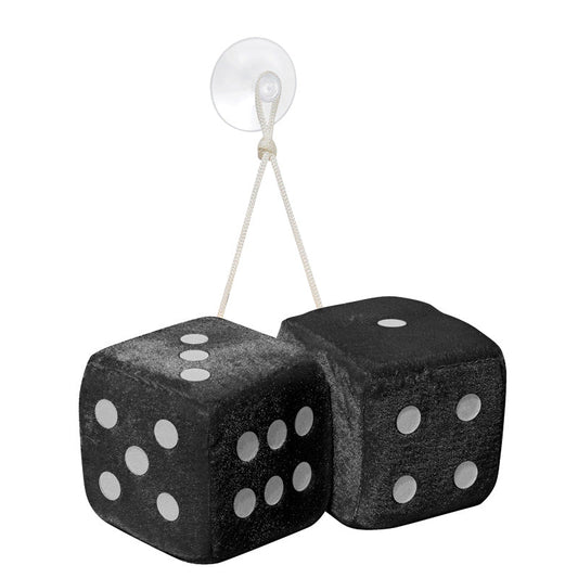 Simoni Racing Microfibre Big Dices 10x10cm - Schwarz - Satz à 2 Stück