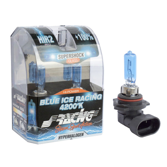 Simoni Racing Halogen Birnen 'Blue Ice Racing' HIR2 (4200K) 12V/55W, Satz à 2 Stück ECE-R37