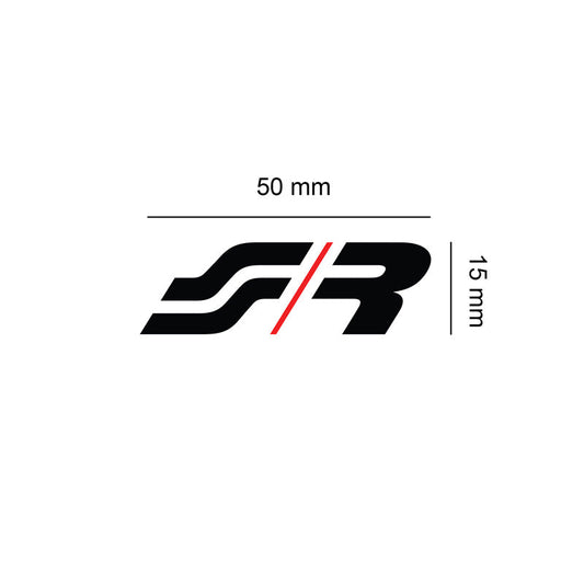 Simoni Racing Aufkleber 'SR' - 50x15mm