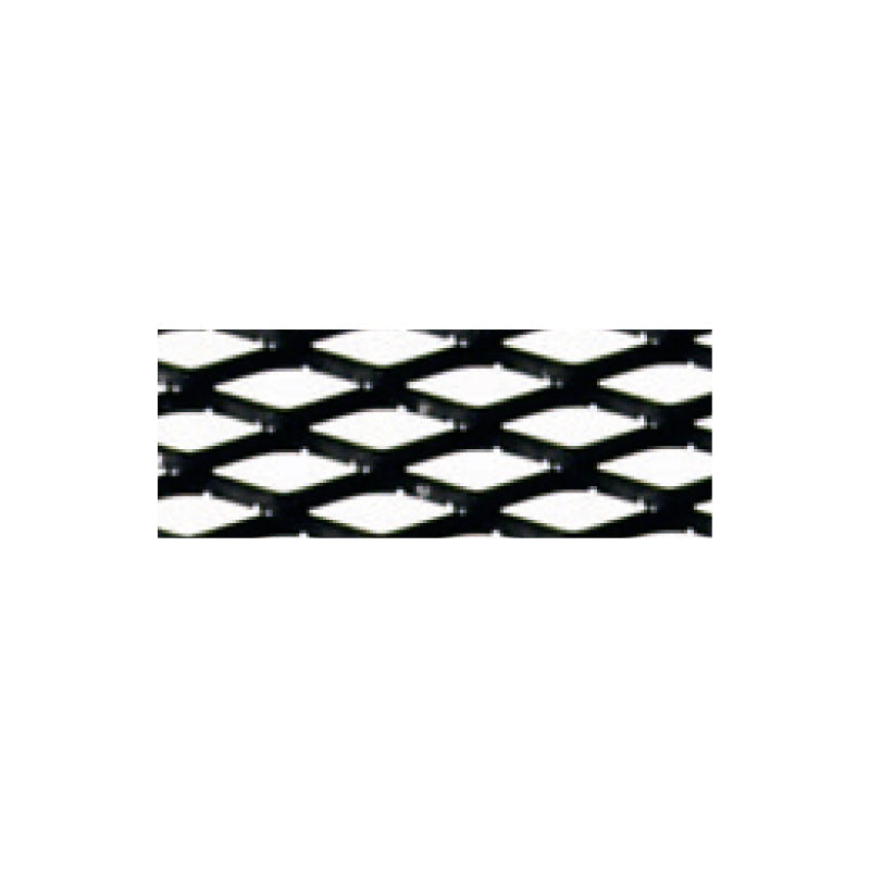 Simoni Racing Schwarz Aluminium Renngitter - 100x30cm - Rauten 9x5mm