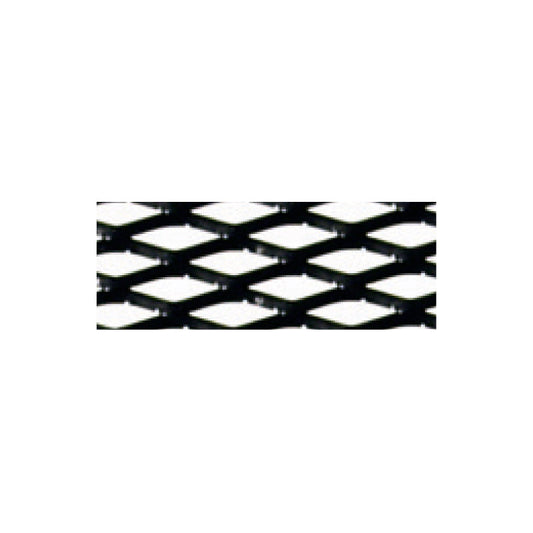 Simoni Racing Schwarz Aluminium Renngitter - 100x30cm - Rauten 9x5mm