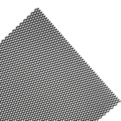 Simoni Racing Schwarz Aluminium Renngitter - 110x50cm - Rauten 3,5x8mm