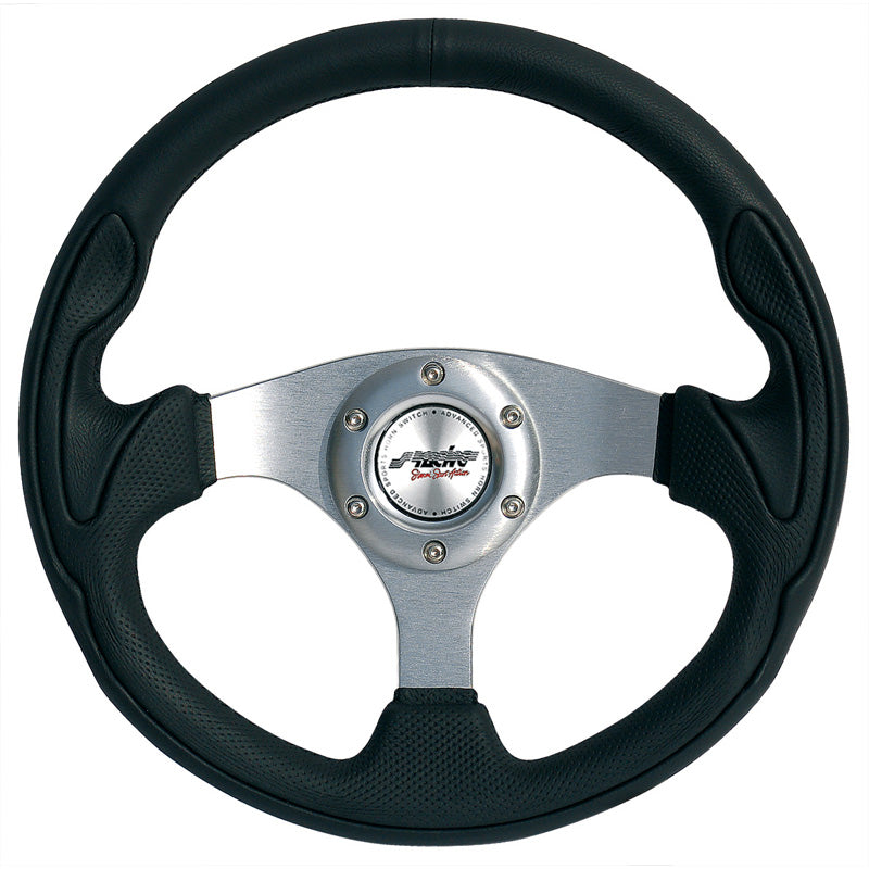 Simoni Racing Sportlenkrad Interlagos 320mm - Schwarz Leder