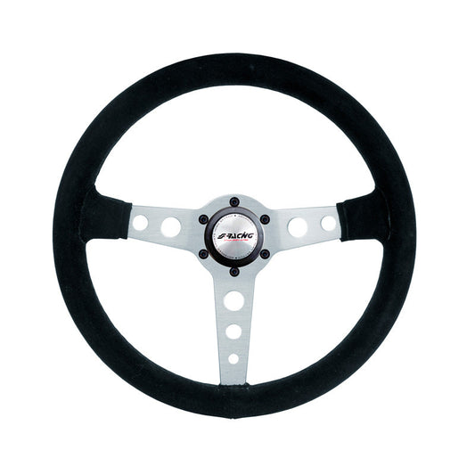 Simoni Racing Sportlenkrad Ken 350mm - Schwarz Wildleder