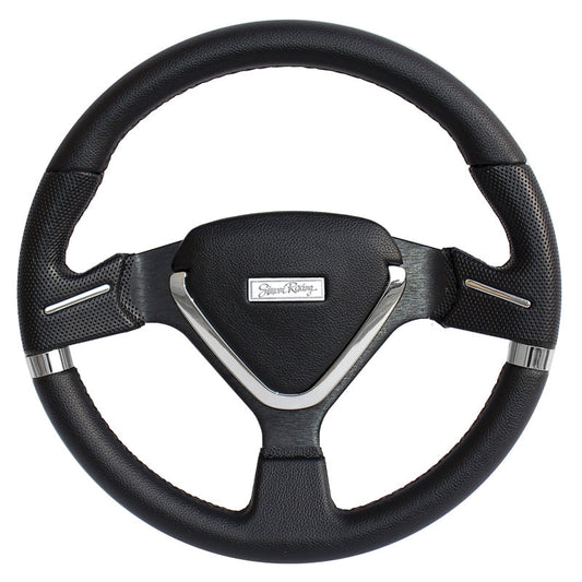 Simoni Racing Sportlenkrad Montecarlo 350mm - Schwarz Leder