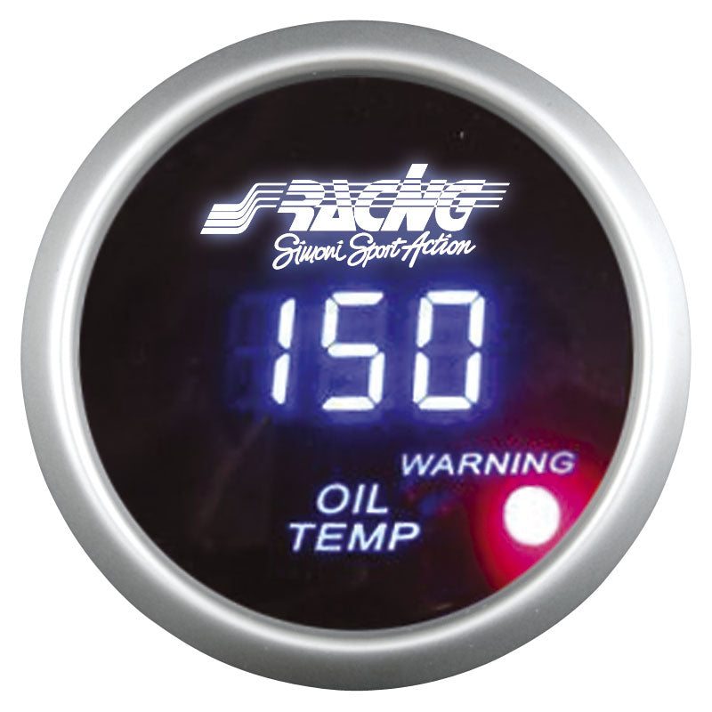 Simoni Racing Digitales Instrument - Öltemperatur - 52mm