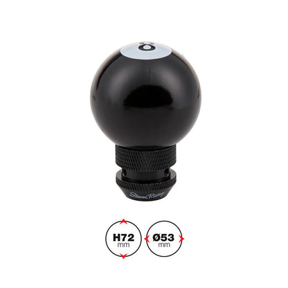 Simoni Racing Schaltknauf 8-Ball - Schwarz