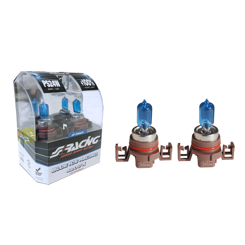 Simoni Racing Halogen 'Blue Ice Racing' Birnen PS24W (H16) (4200K) - 12V/35W - Satz à 2 Stück ECE-R37