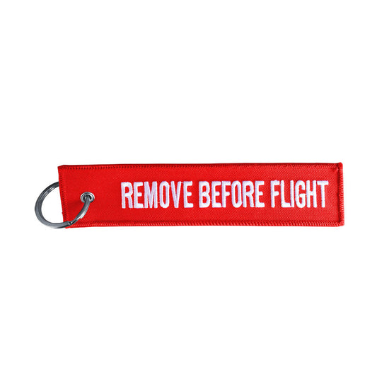 Simoni Racing Schlüsselbund - Remove Before Flight - Rot