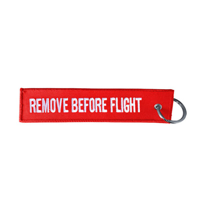 Simoni Racing Schlüsselbund - Remove Before Flight - Rot