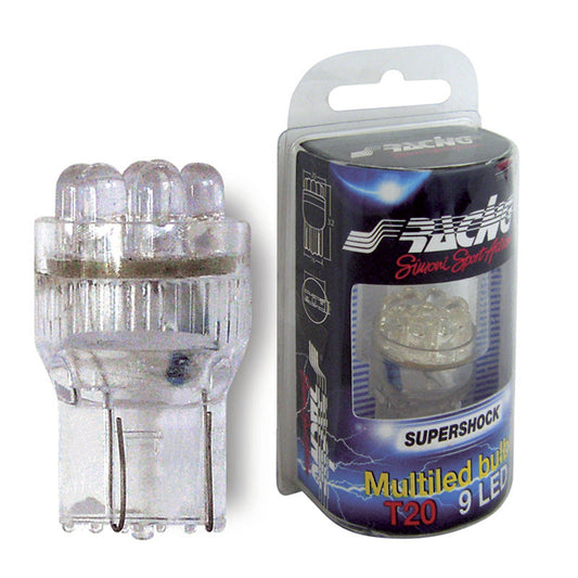 Simoni Racing T20 (Single) 8-LED 'Multi' Leuchtmittel - Weiß - Einzelstück