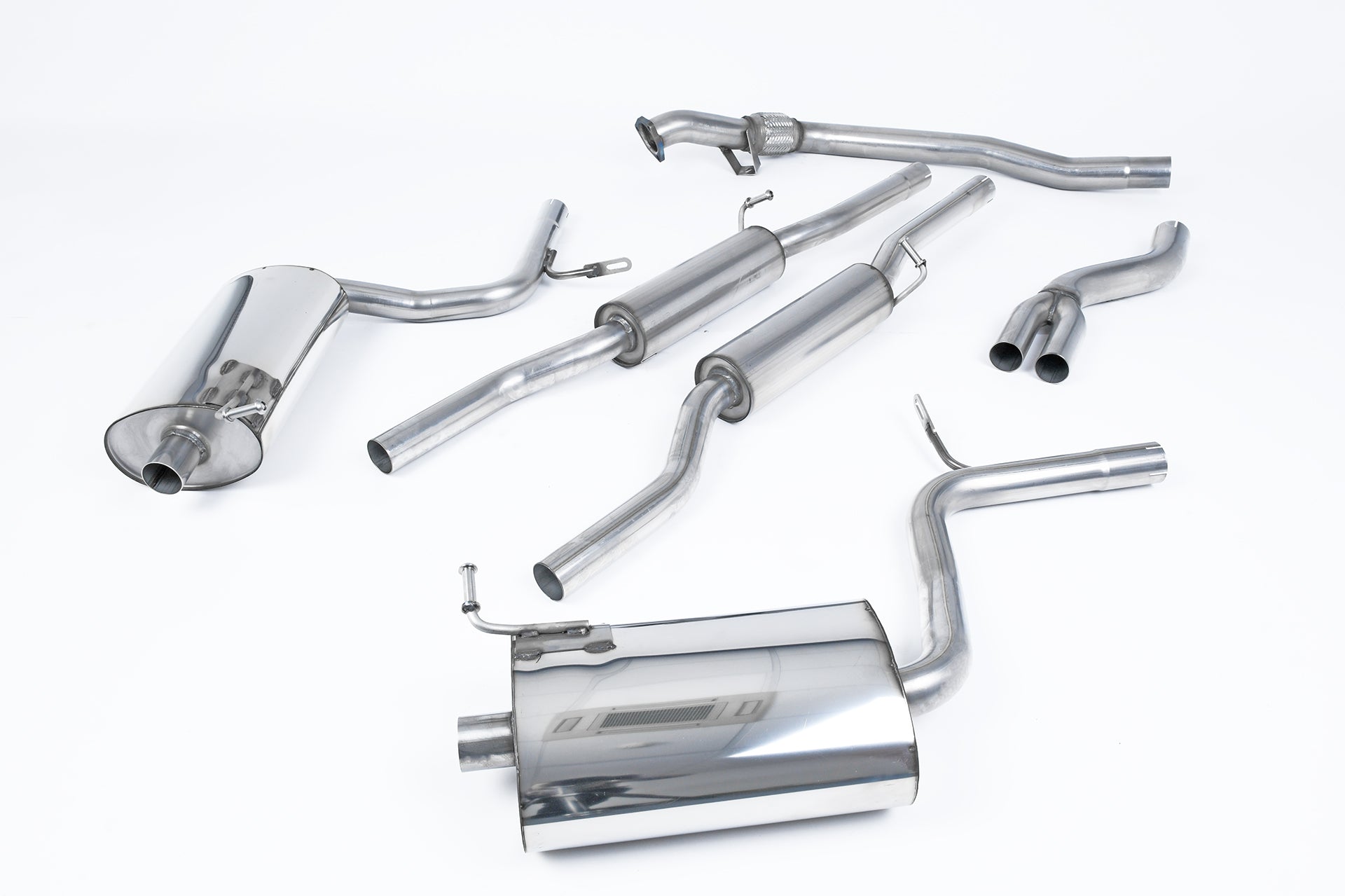 Milltek Sport Auspuffanlage passend für Audi A4 1.8T B6 quattro Saloon Avant 163BHP