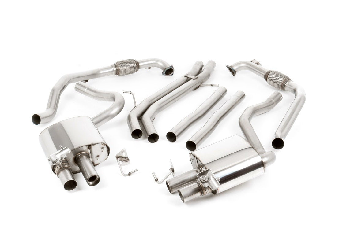 Milltek Sport Auspuffanlage passend für Audi S4 3.0 Turbo V6 B9 - Saloon/Sedan & Avant (Sport Diff Models Only & Without B...