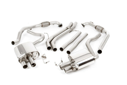 Milltek Sport Auspuffanlage passend für Audi S4 3.0 Turbo V6 B9 - Saloon/Sedan & Avant (Sport Diff Models Only & Without B...