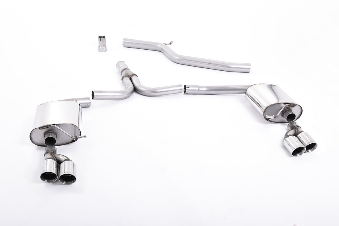 Milltek Sport Auspuffanlage passend für Audi A4 2.0 B8 Saloon and Avant & A5 Coupe
