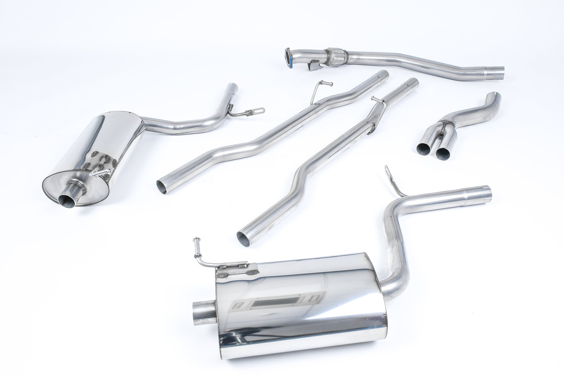 Milltek Sport Auspuffanlage passend für Audi A4 1.8T B6 quattro Saloon Avant 190BHP