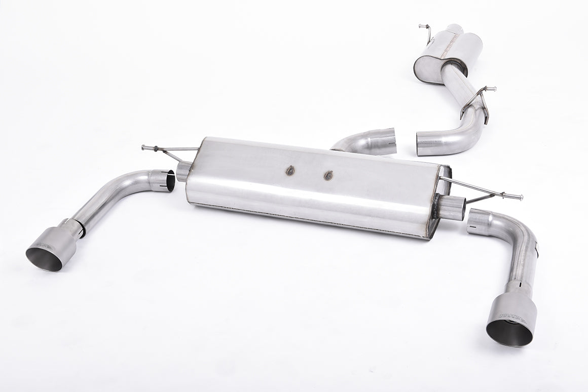 Milltek Sport Auspuffanlage passend für Audi A3 2.0 TFSI quattro Sedan 8V (US only) - titan Endrohre