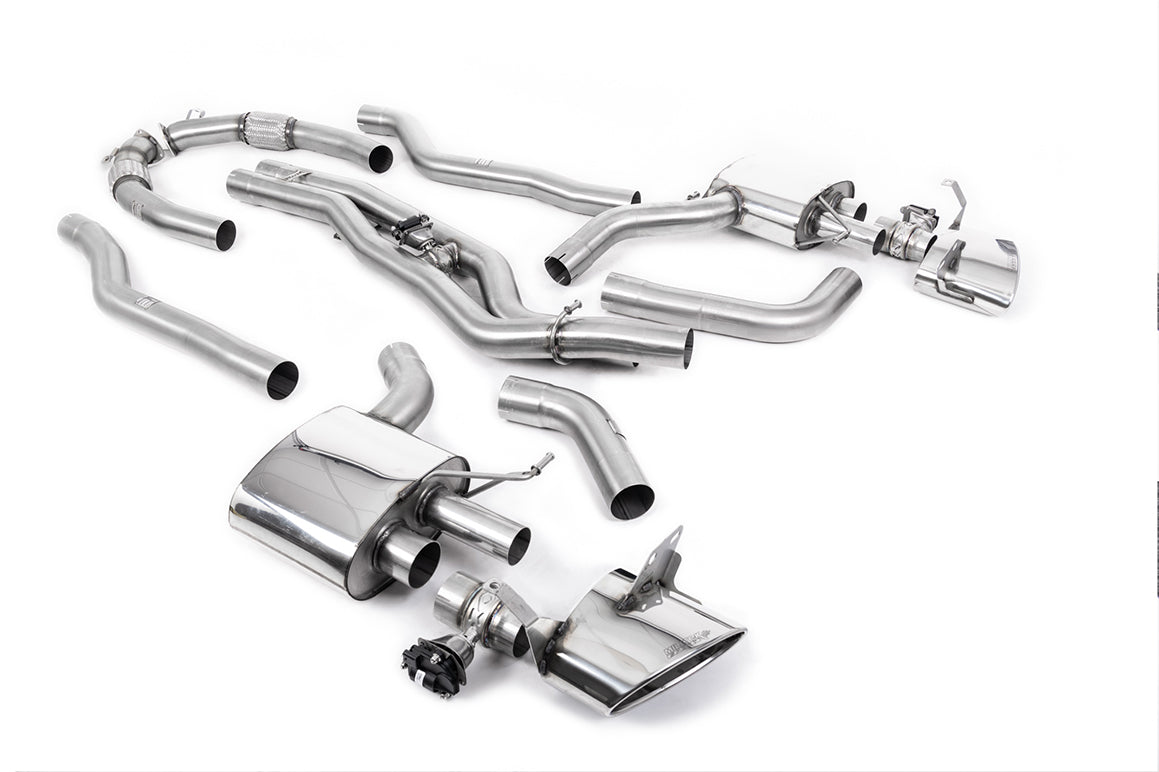 Milltek Sport Sportauspuff passend für Audi RS6+7 C8 4.0 V8 bi-turbo Performance Edition - polierte Endrohre