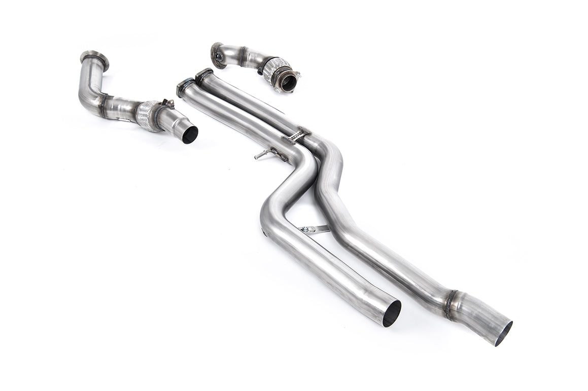 Milltek Sport Downpipe (ohne Kat) passend für BMW 3 Series F80 M3 Competition Saloon & 4 Series F82/83 Coupe/Convertible M...