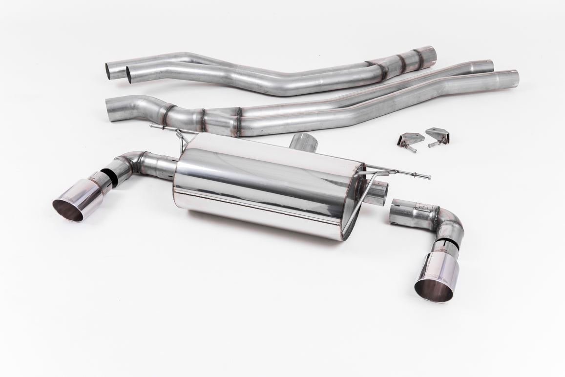 Milltek Sport Auspuffanlage passend für BWM 1 M140i F20&F21 - polierte Endrohre