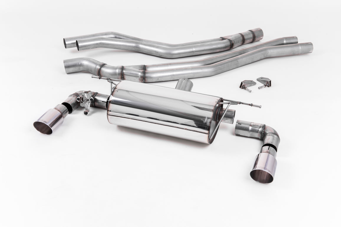 Milltek Sport Auspuffanlage passend für BWM 1 M140i F20&F21 - polierte Endrohre