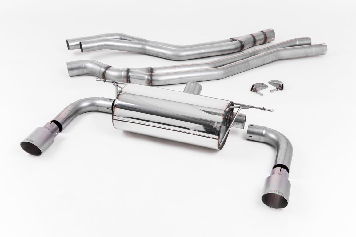 Milltek Sport Auspuffanlage passend für BWM M2 M240i Coupe F22 - titan Endrohre