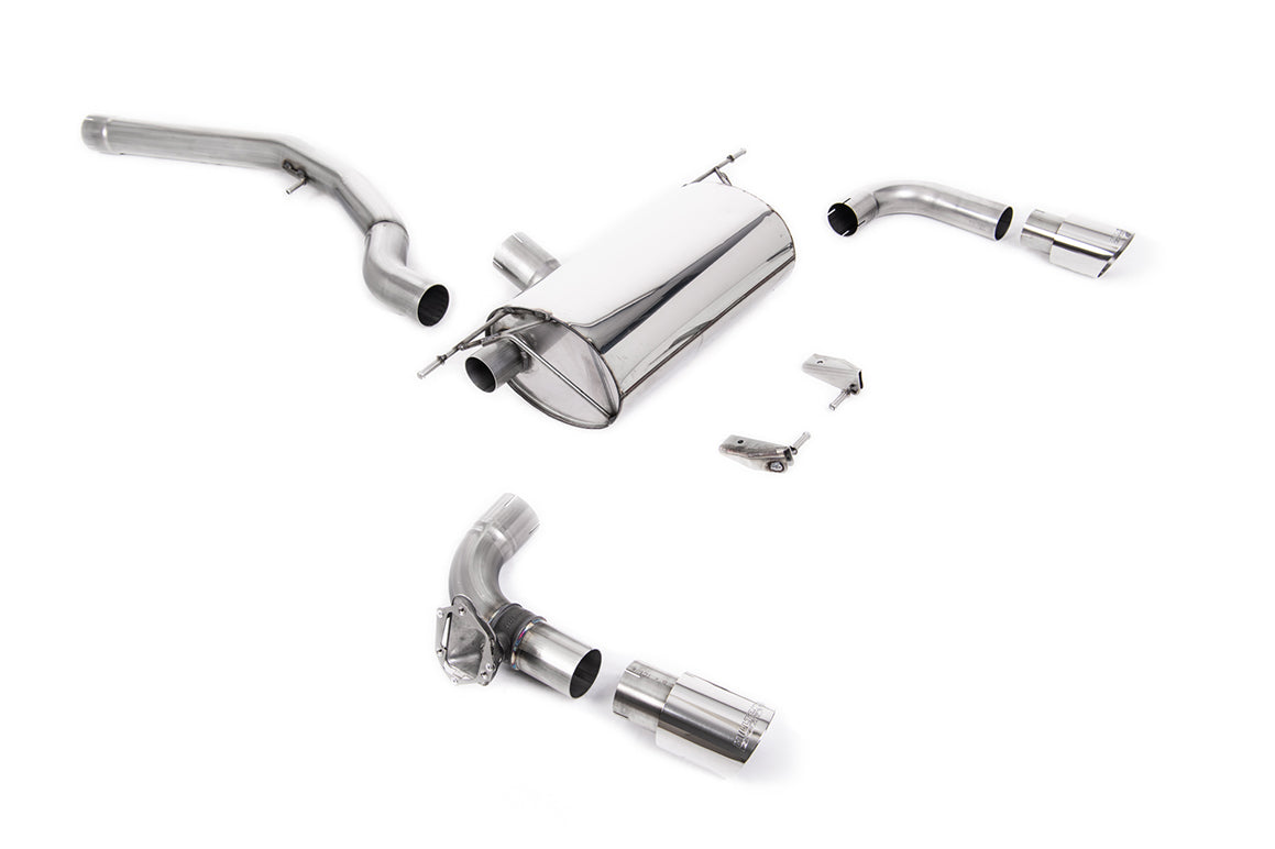 Milltek Sport Auspuffanlage passend für BWM M2 M240i Coupe F22 - polierte Endrohre