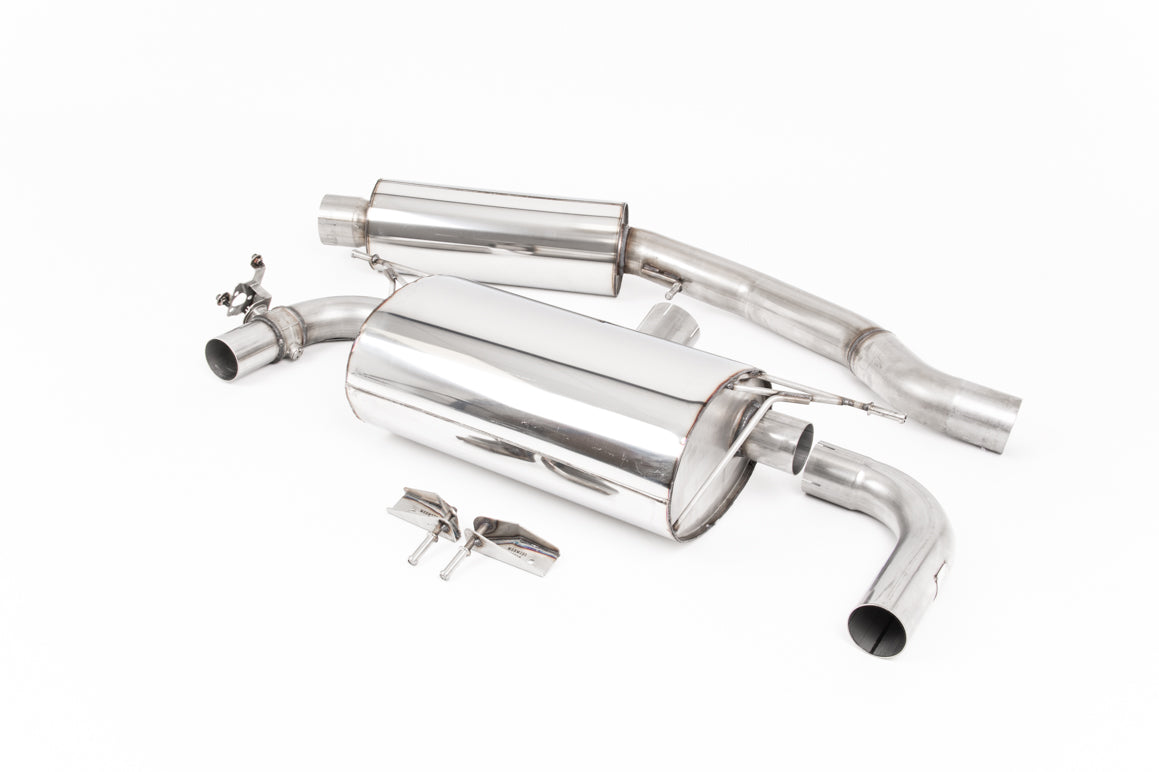 Milltek Sport Abgasanlage passend für BMW 2er F22 M240i Coupé OPF Modelle - 2 x 90 mm Titan