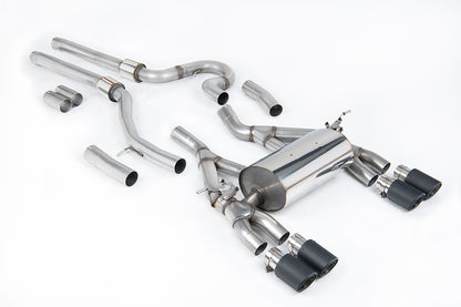 Milltek Sport Auspuffanlage passend für BMW M3 & M4 F80/F82/F83 Competition Coupe/Saloon - carbon Endrohre
