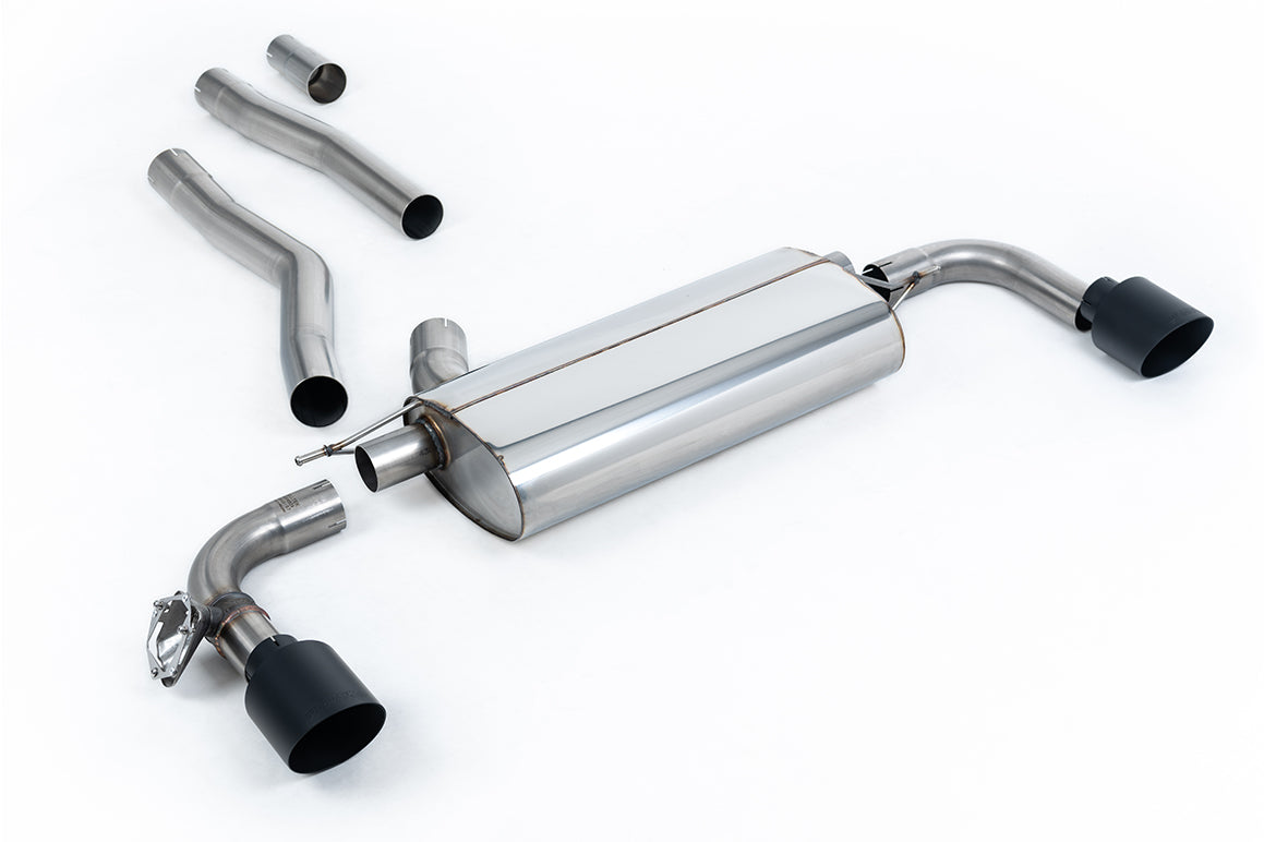 Milltek Sport Abgasanlage passend für BMW 1er F40 128ti - schwarze Endrohre
