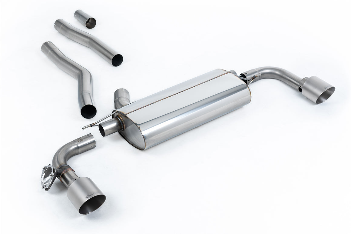 Milltek Sport Abgasanlage passend für BMW 1er F40 128ti - titan gebürstete Endrohre