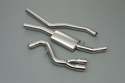 Milltek Sport Auspuffanlage passend für BWM 1 118d & 120d & 123d M Sport E81 - polierte Endrohre