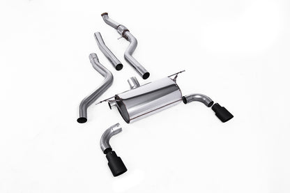 Milltek Sport Auspuffanlage passend für BWM 1 M135i F21&F20 - schwarze Endrohre