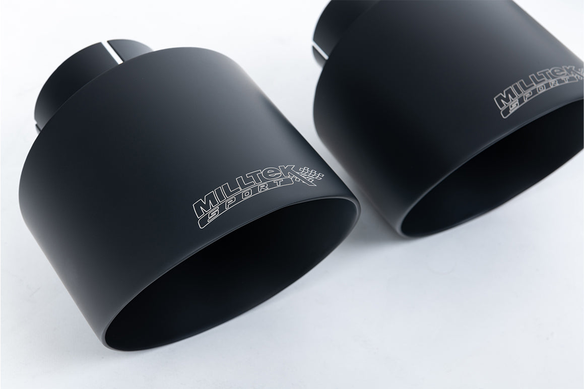 Milltek Sport Auspuffanlage passend für Dogde RAM 5.7L 1500 HEMI V8 5th Gen - schwarze Endrohre