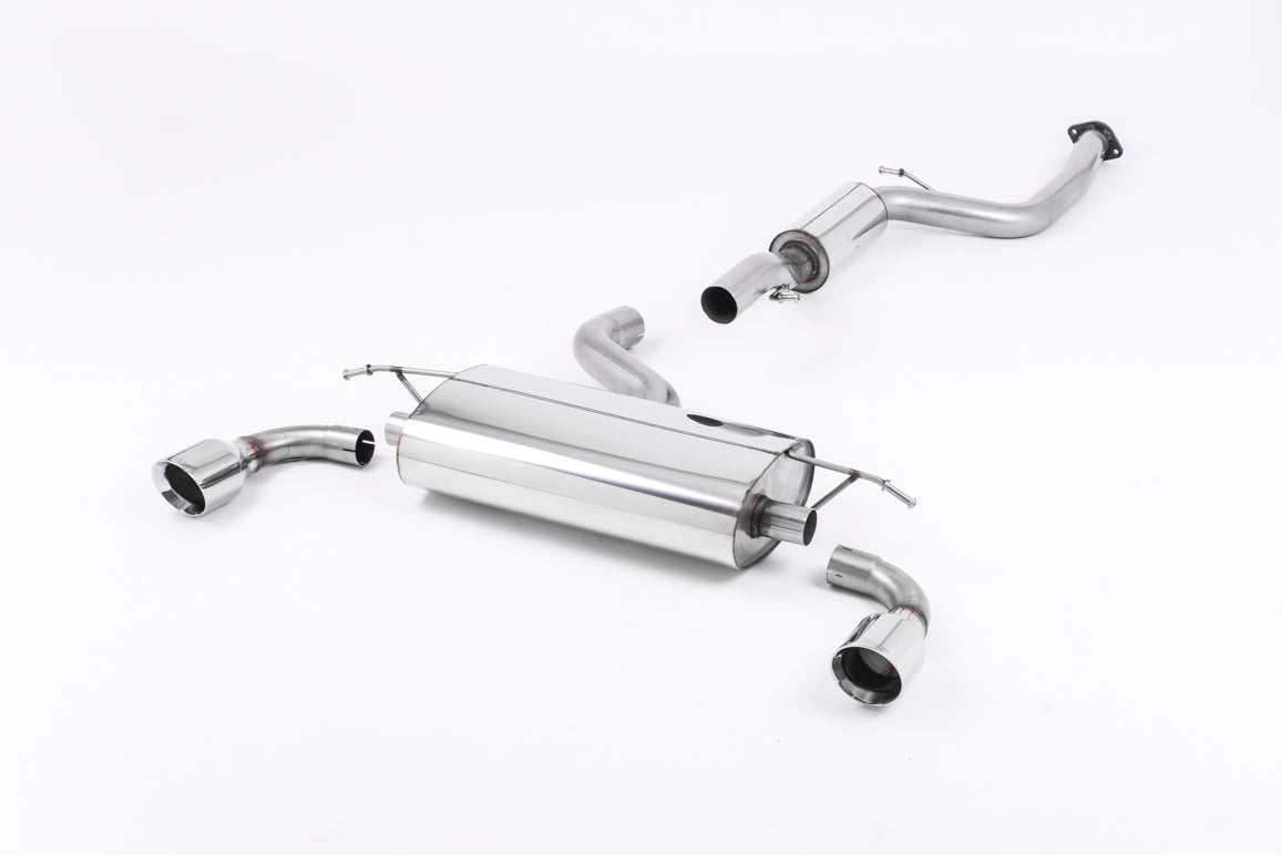 Milltek Sport Auspuffanlage passend für Ford Focus Mk2 ST 225 - polierte Endrohre