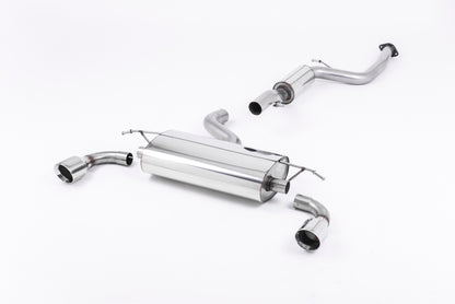 Milltek Sport Auspuffanlage passend für Ford Focus Mk2 ST 225 - polierte Endrohre