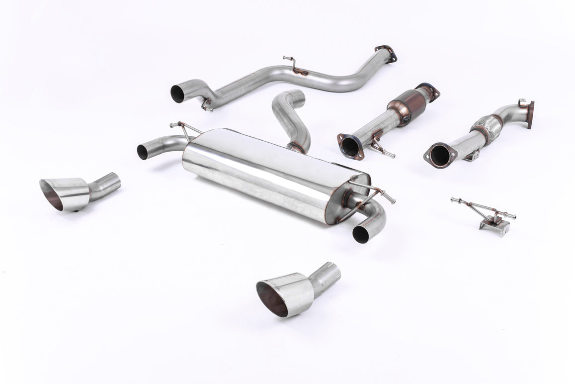 Milltek Sport Abgasanlage passend für Ford Focus MK2 RS 2.3 305PS ab Turbo mit Sportkat