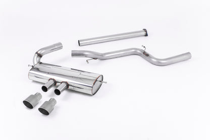 Milltek Sport Auspuffanlage passend für Ford Focus Mk3 ST 2.0 - titan Endrohre