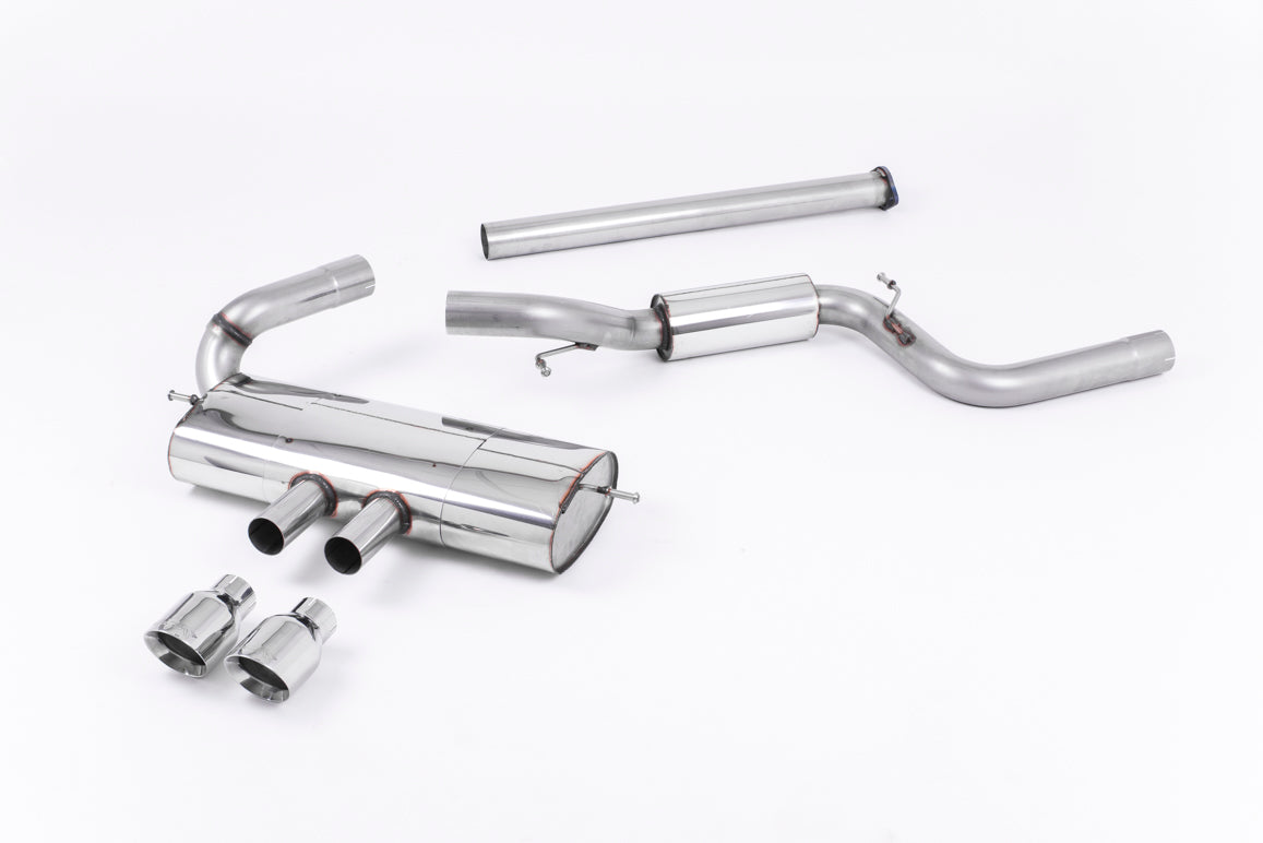 Milltek Sport Auspuffanlage passend für Ford Focus Mk3 ST 2.0 - polierte Endrohre