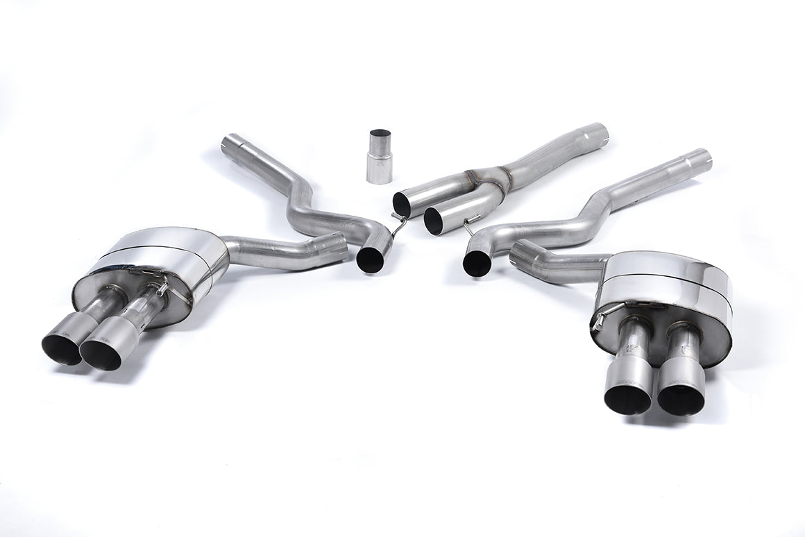 Milltek Sport Auspuffanlage passend für Ford Mustang 2.3 S550 Fastback - titan Endrohre