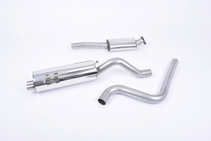 Milltek Sport Rennsport Abgasanlage passend für Ford Fiesta Mk7/7.5 ST 1.6T - resonated - titan geflämmte Endrohre